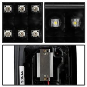 Jeep Wrangler (JK JKU) 07-18 LED Tail Lights - Black - Image 3
