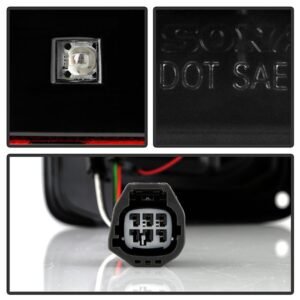 Jeep Wrangler (JK JKU) 07-18 LED Tail Lights - Black - Image 4