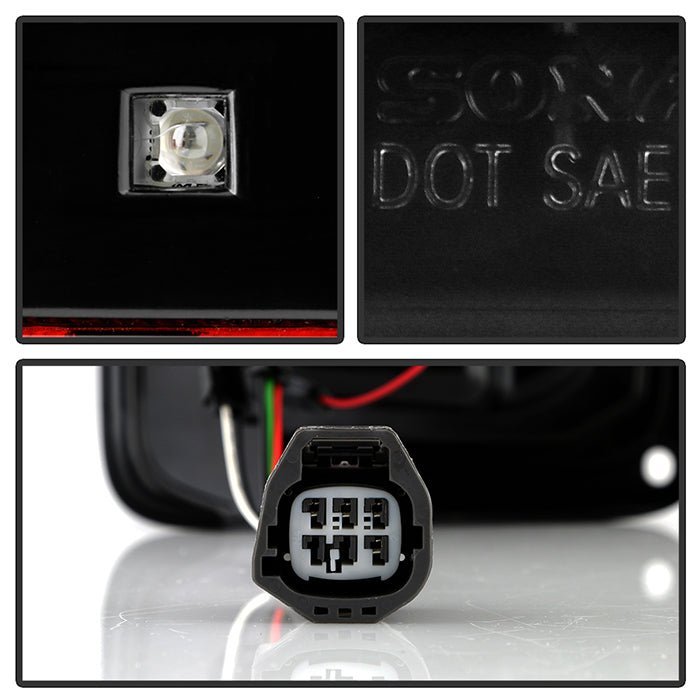Jeep Wrangler (JK JKU) 07-18 LED Tail Lights - Black