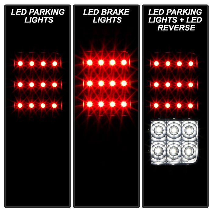 Jeep Wrangler (JK JKU) 07-18 LED Tail Lights - Black