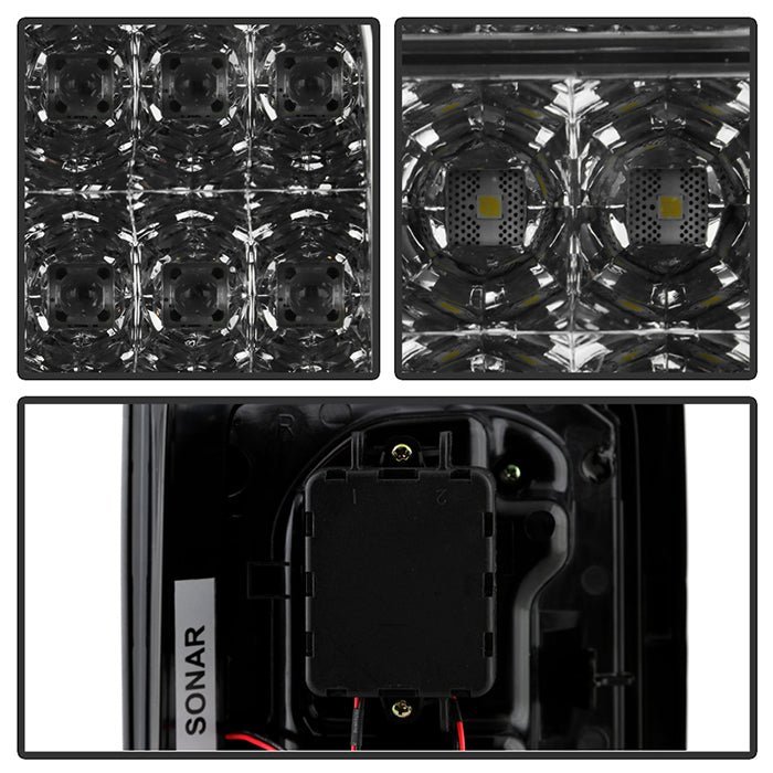 Jeep Wrangler (JK JKU) 07-18 LED Tail Lights - Smoke