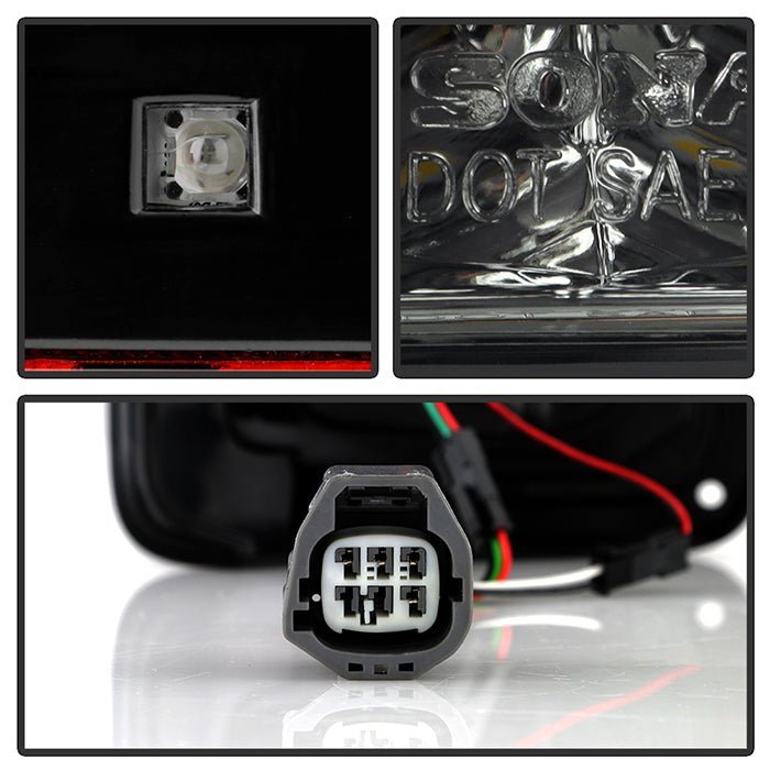 Jeep Wrangler (JK JKU) 07-18 LED Tail Lights - Smoke