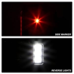 Jeep Wrangler (JK JKU) 07-18 Version 2 Light Bar Sequential Turn Signal LED Tail Lights - Black - Image 9