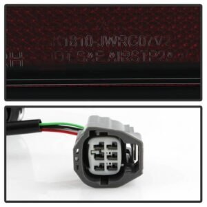 Jeep Wrangler (JK JKU) 07-18 Version 2 Light Bar Sequential Turn Signal LED Tail Lights - Black Smoke - Image 5