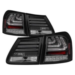Lexus GS 350 07-11 LED Tail Lights - Black - Image 1