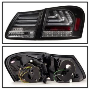 Lexus GS 350 07-11 LED Tail Lights - Black - Image 2