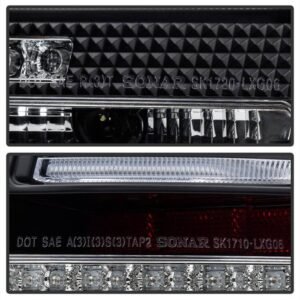 Lexus GS 350 07-11 LED Tail Lights - Black - Image 3