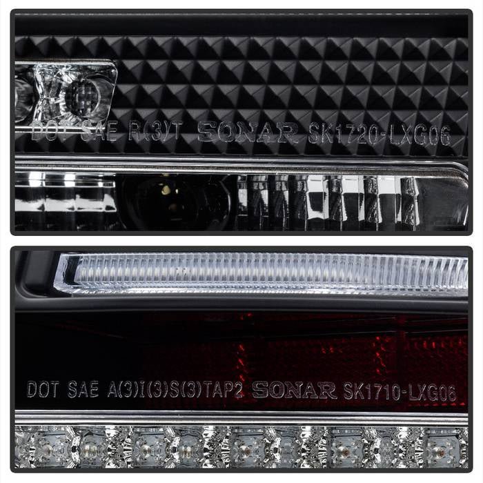 Lexus GS 350 07-11 LED Tail Lights - Black