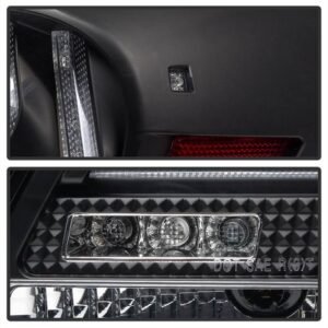 Lexus GS 350 07-11 LED Tail Lights - Black - Image 4