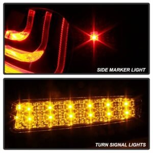 Lexus GS 350 07-11 LED Tail Lights - Black - Image 7