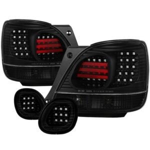 Lexus GS 300 / 400 98-05 4pcs LED Tail Lights with Trunk Pcs - Black - Image 1