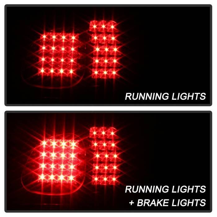 Lexus GS 300 / 400 98-05 4pcs LED Tail Lights with Trunk Pcs - Black