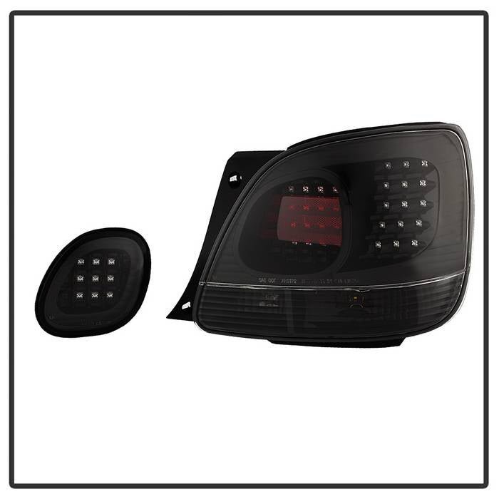 Lexus GS 300 / 400 98-05 4pcs LED Tail Lights with Trunk Pcs - Black