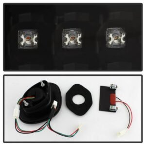 Lexus GS 300 / 400 98-05 4pcs LED Tail Lights with Trunk Pcs - Black - Image 5