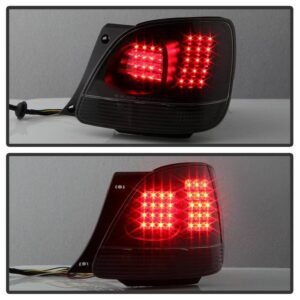 Lexus GS 300 / 400 98-05 4pcs LED Tail Lights with Trunk Pcs - Black - Image 8