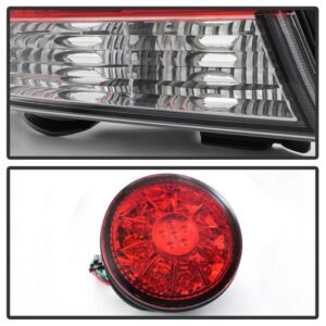 Lexus IS 300 01-03  LED Tail Lights - Red Clear - Image 4