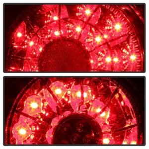 Lexus IS 300 01-03  LED Tail Lights - Red Clear - Image 7