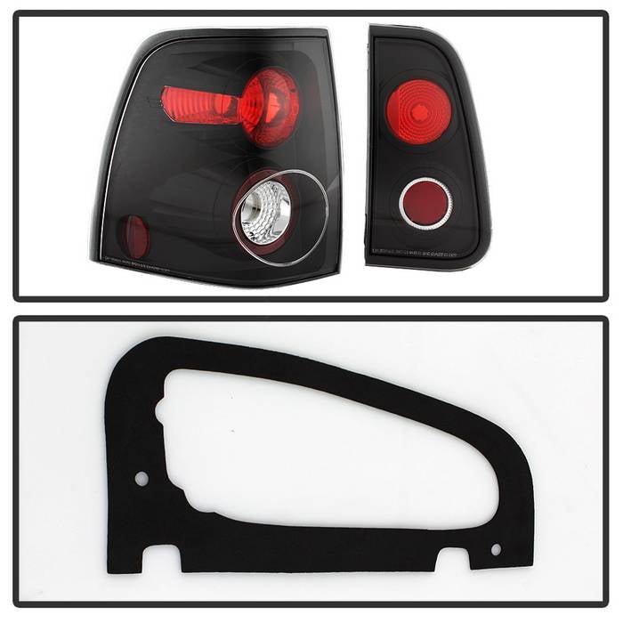 Lincoln Navigator 03-06 Euro Style Tail Lights - Black