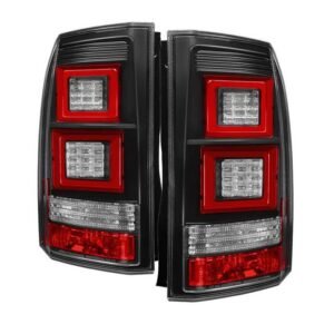 Land Rover Discovery LR4 10-14 Light Bar LED Tail Lights - Black - Image 1