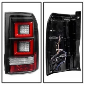 Land Rover Discovery LR4 10-14 Light Bar LED Tail Lights - Black - Image 2