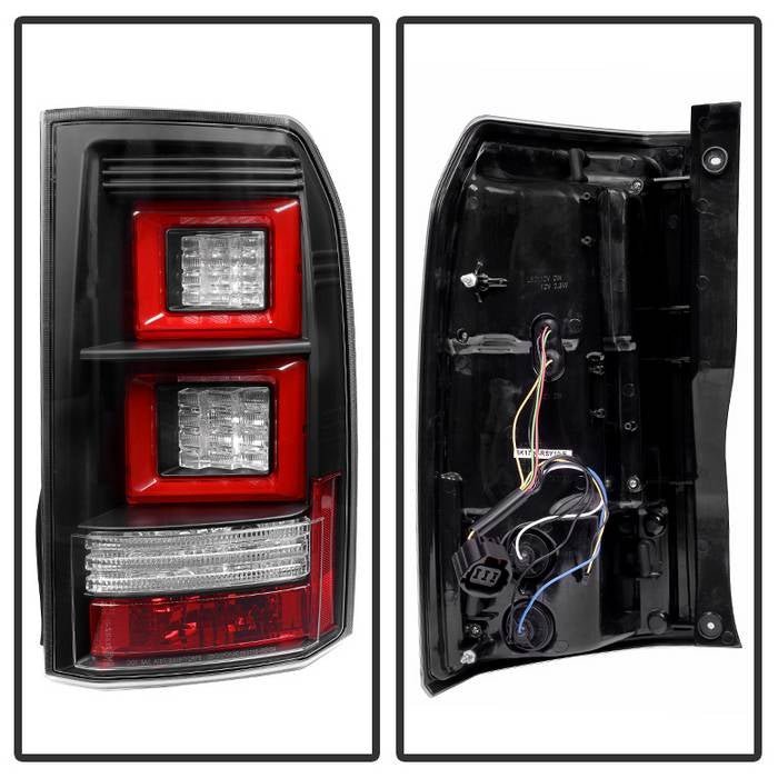Land Rover Discovery LR4 10-14 Light Bar LED Tail Lights - Black