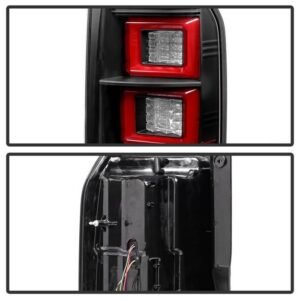 Land Rover Discovery LR4 10-14 Light Bar LED Tail Lights - Black - Image 3