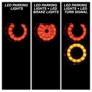 Land Rover Range Rover HSE 03-05 LED Tail Lights - Black - Image 10