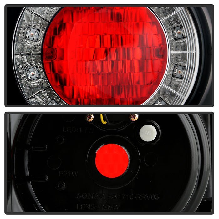 Land Rover Range Rover HSE 03-05 LED Tail Lights - Black