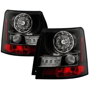 Land Rover Range Rover Sport 06-09 LED Tail Lights - Black - Image 1