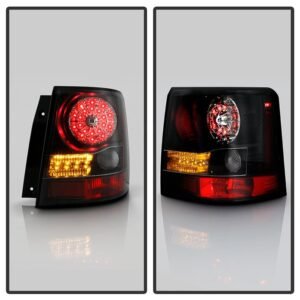 Land Rover Range Rover Sport 06-09 LED Tail Lights - Black - Image 7