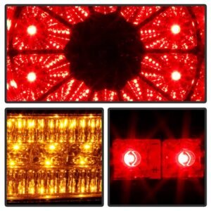 Land Rover Range Rover Sport 06-09 LED Tail Lights - Black - Image 9