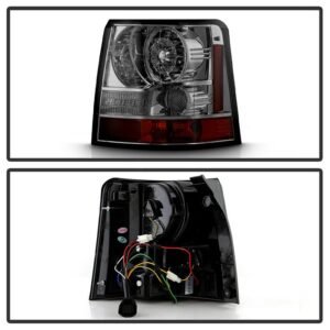 Land Rover Range Rover Sport 06-09 LED Tail Lights - Smoke - Image 2