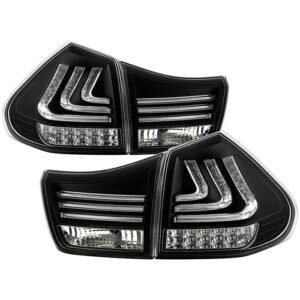 Lexus RX330 / RX350 04-09 LED Tail Lights - Black - Image 1