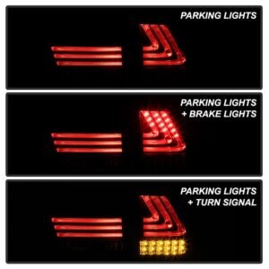 Lexus RX330 / RX350 04-09 LED Tail Lights - Black - Image 10