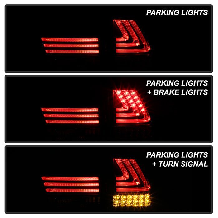 Lexus RX330 / RX350 04-09 LED Tail Lights - Black