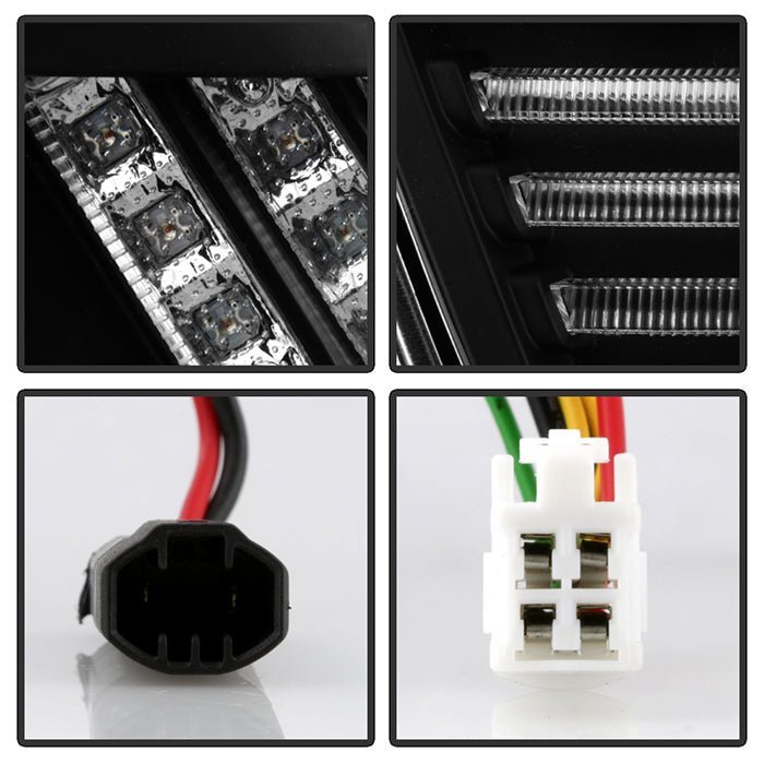 Lexus RX330 / RX350 04-09 LED Tail Lights - Black