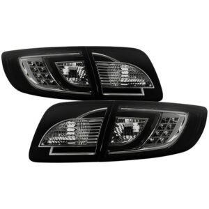 Mazda 3 03-08 4Dr Sedan ( Non Hatchback ) LED Tail Lights - Smoke - Image 1