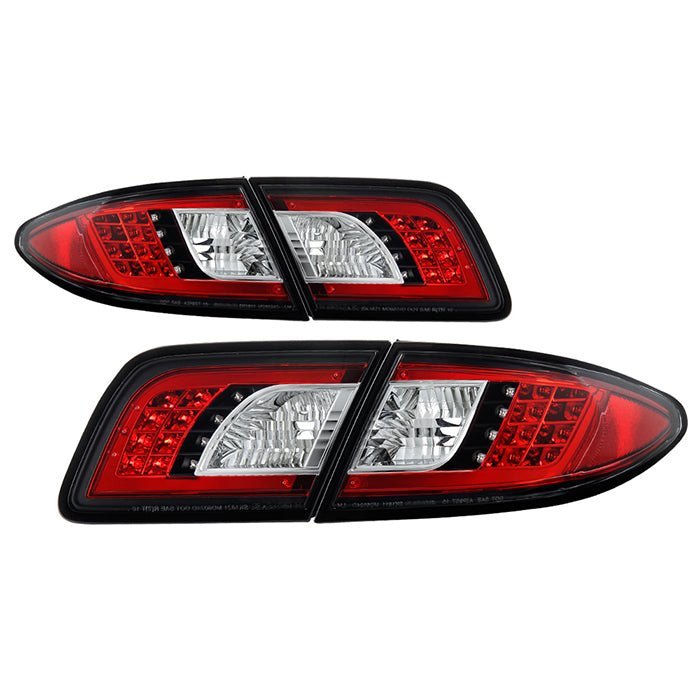 Mazda 6 03-08 4/5DR LED Tail Lights - Black