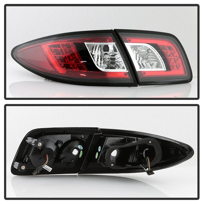Mazda 6 03-08 4/5DR LED Tail Lights - Black