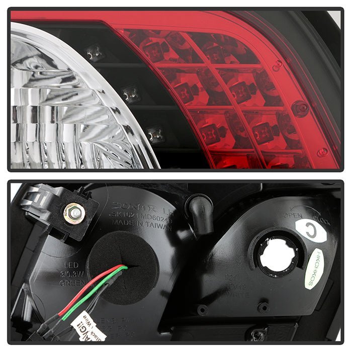 Mazda 6 03-08 4/5DR LED Tail Lights - Black
