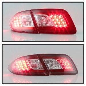 Mazda 6 03-08 4/5DR LED Tail Lights - Black - Image 6