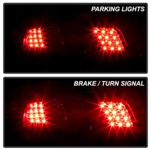 Mazda 6 03-08 4/5DR LED Tail Lights - Black - Image 9