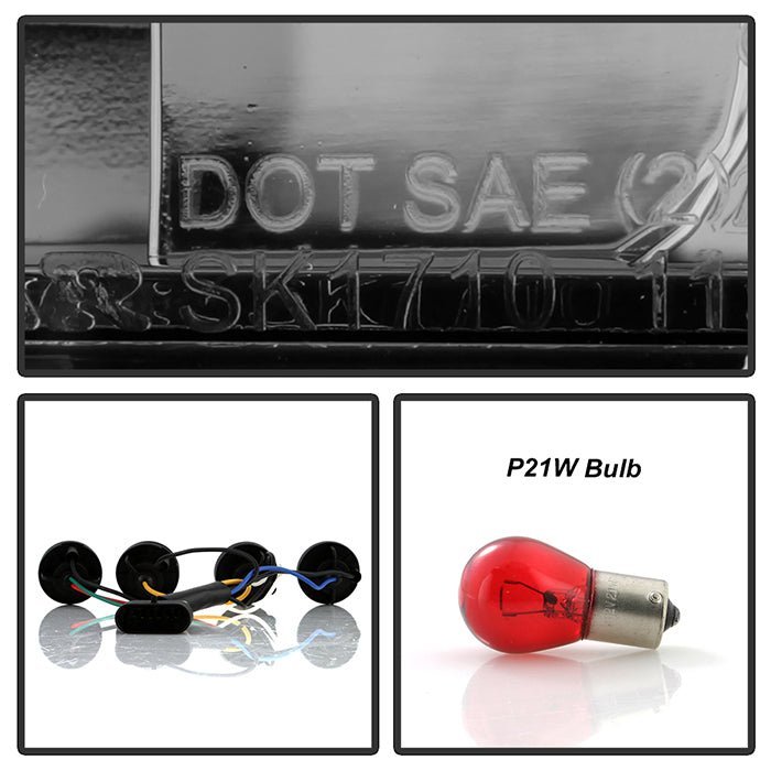Mercedes Benz W163 M-Class ML 98-05 LED Tail Lights - Smoke