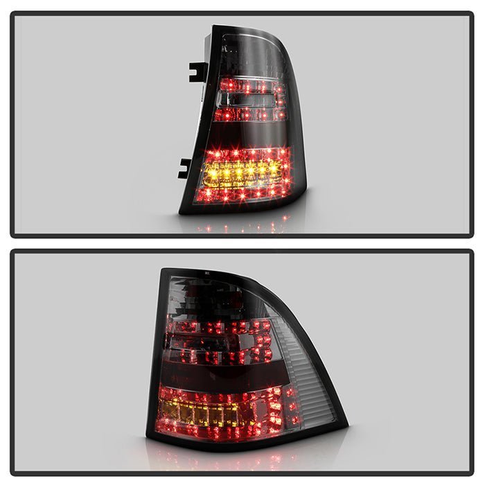 Mercedes Benz W163 M-Class ML 98-05 LED Tail Lights - Smoke
