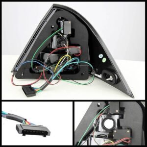 Mercedes Benz W203 C-Class 05-07 4DR Sedan LED Tail Lights - Smoke - Image 2