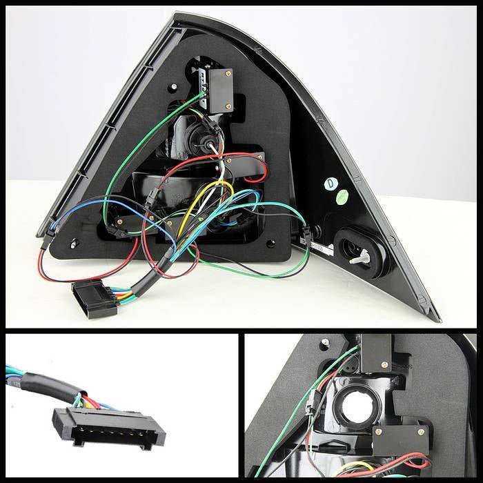 Mercedes Benz W203 C-Class 05-07 4DR Sedan LED Tail Lights - Smoke