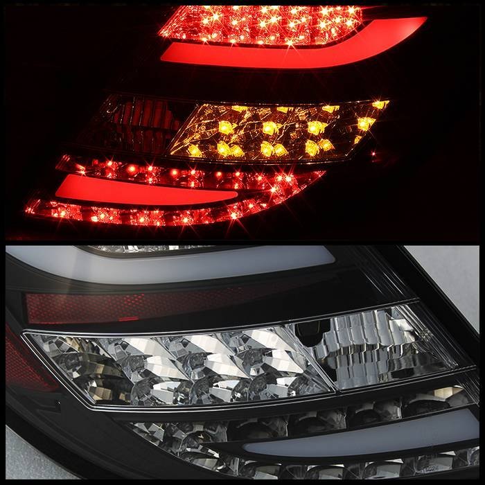 Mercedes Benz W204 C-Class 08-11 LED Tail Lights - Black