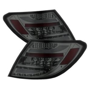 Mercedes Benz W204 C-Class 08-11 LED Tail Lights - Smoke - Image 1