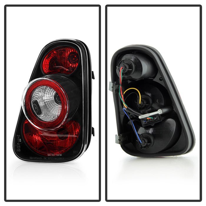 Mini Cooper 02-06 / Cooper Convertibles 05-08 Euro Style Tail Lights - Black