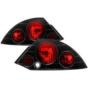 Mitsubishi Eclipse 00-02 Euro Style Tail Lights - Black - Image 1